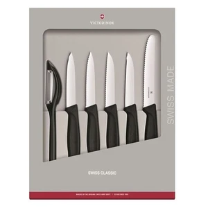 VICTORINOX Swiss Made 6 Piece Classic Kitchen Paring Knife Set Black 6.7113.6G! - Bild 1 von 12