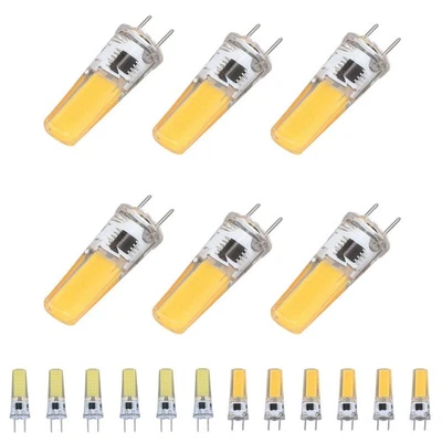 6Pcs G8 LED Bulb 5W Dimmable 2508 COB Energy Saving Easy Installation 360 - Image 1 of 4