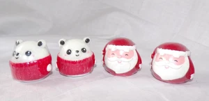 Lote 4 Bálsamo Labial Navidad Vacaciones Papá Noel Oso Festivo Amigos Medias Rellenos - Imagen 1 de 14