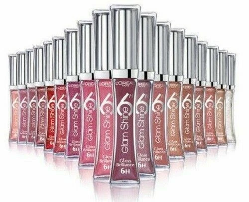 L'Oreal Glam Shine Lip Gloss 6-Hour Brillianz Verschiedene Farbtöne Erhältlich - Bild 1 von 1