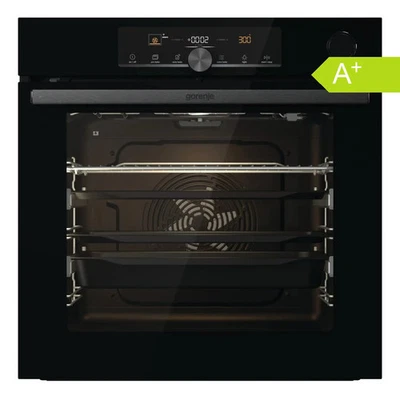 Gorenje Backofen Pyrolyse SteamAssist WiFi 77L Schwarz Einbau A+ - Bild 1 von 4