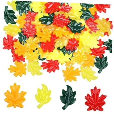  50 Piezas Resina Mini Hojas de Arce Florero Relleno Micro Miniaturas Falsas Hojas Hágalo Usted Mismo  Foto 1 de 4