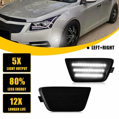 Luz de señalización lateral LED ahumada para Chevrolet Cruze Limited Eco LS LT LTZ 2011-2015 Foto 1 de 4