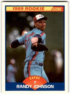 Randy Johnson 1989 Score Rookie #645 Montreal Expos - Image 1 of 2