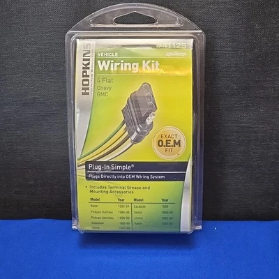 Hopkins Towing Solution 41125 Plug-In Simple Vehicle To Trailer Wiring Harness - Imagen 1 de 4