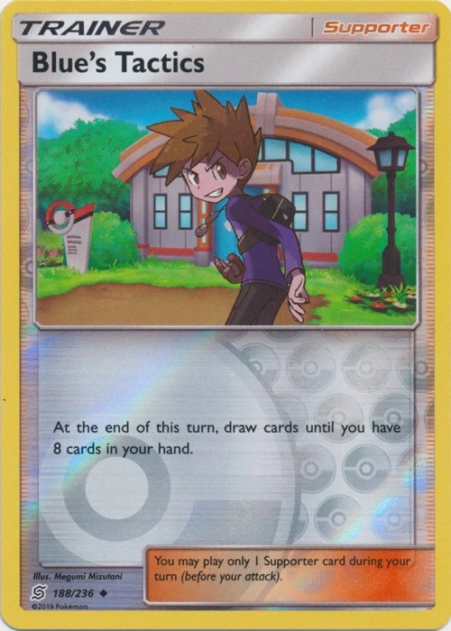 4x Lightly Played Blue's Tactics - 188/236 - Uncommon - Reverse Holo Pokemon Uni - Image 1 of 1
