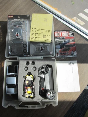 Hot Rod Lot motorisiert RC funktioniert Silber Mustang mit Fernbedienung & Gehäuse ASIS TEILE - Bild 1 von 4