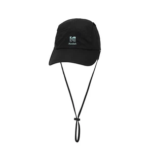 KODAK Air Ripstop Camp Cap Nylon Side Mesh Strap Hat Black - Picture 1 of 5