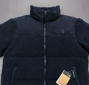 Neu North Face Sherpa Nuptse Stepp Daunenjacke Herren Größe XL Navy - Bild 1 von 10