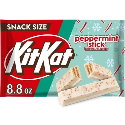 Kit Barras de Caramelo Kat PEPPERMINT Tamaño Snack 8.8oz Navidad/Vacaciones Indv Wrap Foto 1 de 4