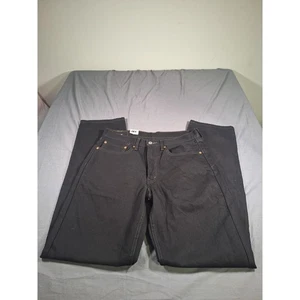 NWT Levi's 550 Relaxed Fit Jeans Black Mens W34 L36 Tapered Leg Denim Pants - Picture 1 of 5