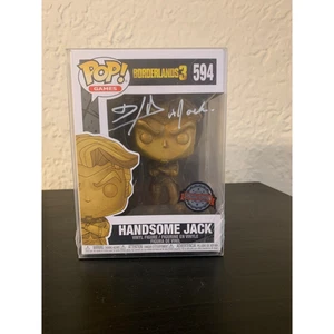 Handsome Jack Signed Funko Pop Figure Borderlands 3 Dameon Clarke JSA COA New - Picture 1 of 7