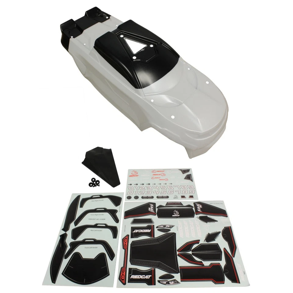 Redcat Racing RER14464 1:8 White Truck Body with Roof Skid Kit - Image 1 of 1