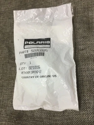 Polaris New OEM Spring Retainer 1990-2019 Widetrak Indy 440 500 5220225 Classic - Image 1 of 2