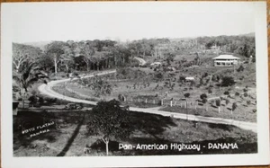 Panama, Central America CA 1940s Realphoto Postcard: Pan-American Highway - Picture 1 of 1