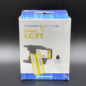 Remanufactured Black Standard Ink Cartridge-Compatible with Brother LC 71-LC71BK - Picture 1 of 6