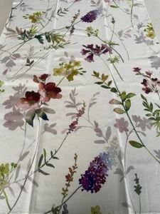 Wild Flower colour Rose Quartz Designer Fabric Remnant 100% COTTON Secret Garden - Picture 1 of 3
