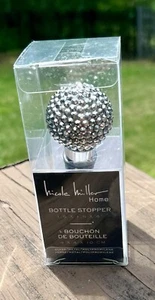 NEW Nicole Miller Home BLING Rhinestone BALL Wine BOTTLE STOPPER - Picture 1 of 3