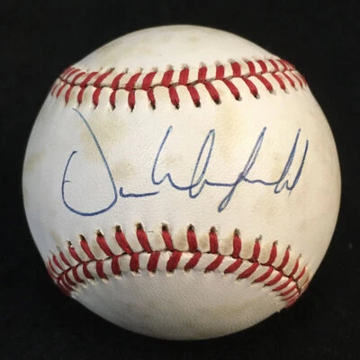 Dave Winfield Single Signed Autographed Baseball PSA DNA Sweet Spot HOF Yankees - Image 1 of 4