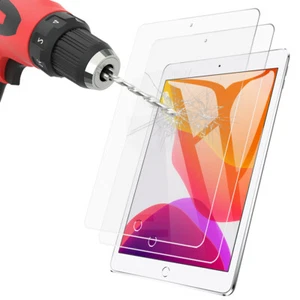 Protector de pantalla de vidrio templado para iPad 5 6 7 8 9 [dureza Ultra HD y 9H], 2 piezas - Imagen 1 de 30