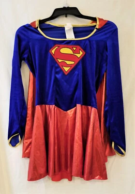 Rubies SuperGirl Costume - Girls Short Dress Size Small - Suit Halloween Party - Image 1 of 3