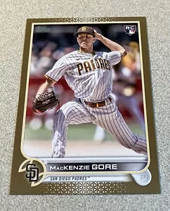 2022 Topps Update RC Gold #US81 MacKenzie Gore Padres /2022 - Picture 1 of 2