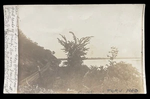 PERU NEBRASKA SUNSET ON THE MISSOURI RPPC 1908 NEMAHA COUNTY - Picture 1 of 4
