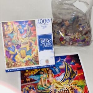 Classic Fairy Tales Aladdin 1000 Pieces Disney Jigsaw Puzzle Poster Genie Magic