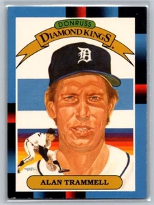 1988 Donruss Diamond Kings Alan Trammell #4 - Foto 1 di 2