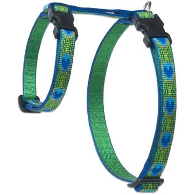 Arnés estilo H LupinePet Originals 1/2" plumas cola 12-20" para mascotas pequeñas Foto 1 de 3