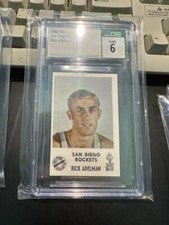1968 Jack In The Box Basketball Rick Adelman CSG 6  San Diego Rockets Card