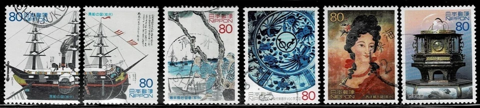 Japón 2003 Edo Shogunate 400 Aniversario Completo Usado Set 80Y Sc# 2858 a-f Foto 1 de 1