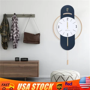 Wall Clock Battery Operated Wall Clock Silent Home Kitchen Bedroom Office Decor - Picture 1 of 12