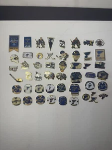 St. Louis Blues-Lot of 50 Hockey Pins; Vintage And More Recent. Great Deal! - Picture 1 of 14
