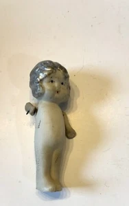 Antik ~ Vintage 3" Biskuit Kewpie Flapper Puppe Japan Seitenauge ~ Gelenkarme - Bild 1 von 6