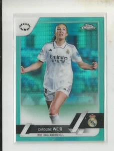 2022-23 Topps Chrome UEFA Women's Champions League Caroline Weir Aqua Prism - Bild 1 von 1
