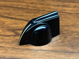 Original Vintage Daka-Ware schwarz Bakelit Huhn Knopf Gitarre Radio Röhrenverstärker 1/4" - Bild 1 von 5