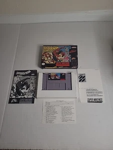 Spider-Man and The X-Men in Arcade's Revenge (Super Nintendo SNES) Complete CIB - Picture 1 of 23