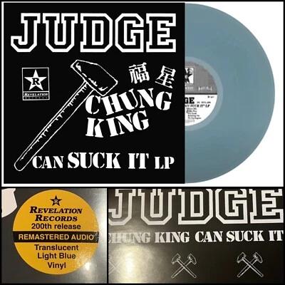 JUDGE Chung King Can Suck It LP Blue Vinyl SEALED-Youth Of Today Project X - Image 1 of 4