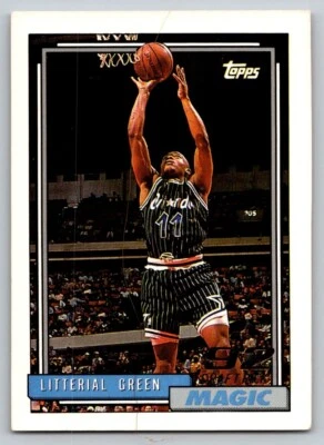 1992-93 Topps - Litterial Green #299 (RC) - Image 1 of 2