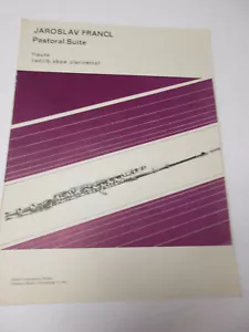 Jaroslav Francl Suite Pastoral Flauta Piano Oboe Clarinete Partitura Musical - Imagen 1 de 4