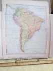 Vintge Print,South American Map,Dodd Mead,1907