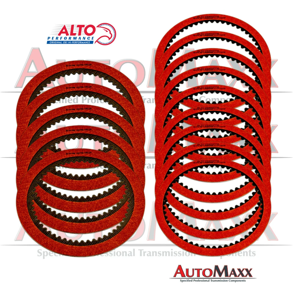 Juego completo de embrague de fricción Alto A518 618 46RE 47RE Red Eagle 14 piezas resistente Foto 1 de 1