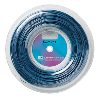 Luxilon Alu Power 200m Saitenrolle ocean blue NEU UVP 330,00€