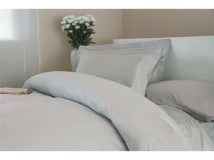 400 Thread Count Egyptian Cotton Flat Sheets Platinum Grey All Sizes - Picture 1 of 5