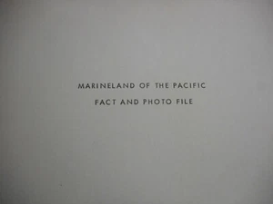 MARINELAND OF THE PACIFIC, ARCHIVO ORIGINAL DE HECHOS Y FOTOS, INUSUAL, GRAN HISTORIA - Imagen 1 de 11