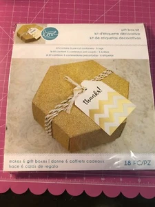 Gift Box Kit By Momenta 6 Qty Gold - Picture 1 of 7