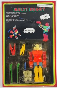 COMBATTLER FIVE MULTI ROBOT FIM HONG KONG VINTAGE '80 NEW IN BOX CHOGOKIN - Picture 1 of 5
