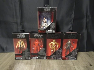 Collectible Lot (5) STAR WARS Black Series C-3PO,Jet Trooper & Jedha Others SEAL - Picture 1 of 3