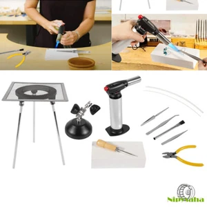 Jewelry Soldering Kit w/Butane Torch,Third Hand,Tweezers forBeginner Silversmith - Picture 1 of 9